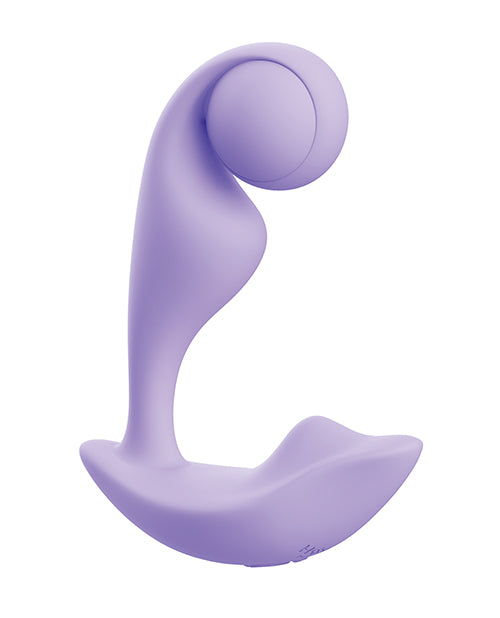 The Soft Hum Trill Wearable Single Ball Dual Vibrator - Purple