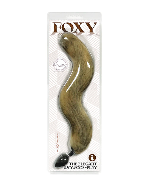 The Soft Hum Foxy Fox Tail Silicone Butt Plug - Gold