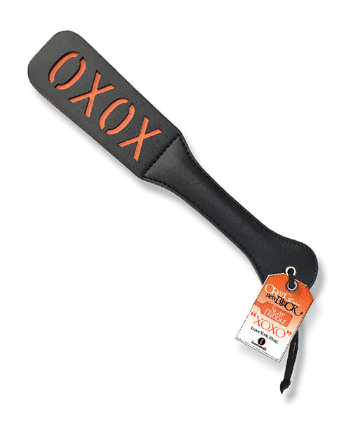 The Soft Hum The 9's Orange is the New Black Slap Paddle - XOXO