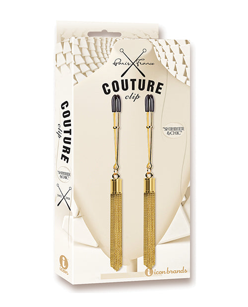The Soft Hum Couture Clips Luxury Nipple Clamps - Shimmer &amp; Chic