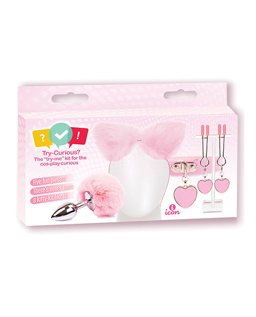 The Soft Hum Try-Curious Kitty Set - Pink