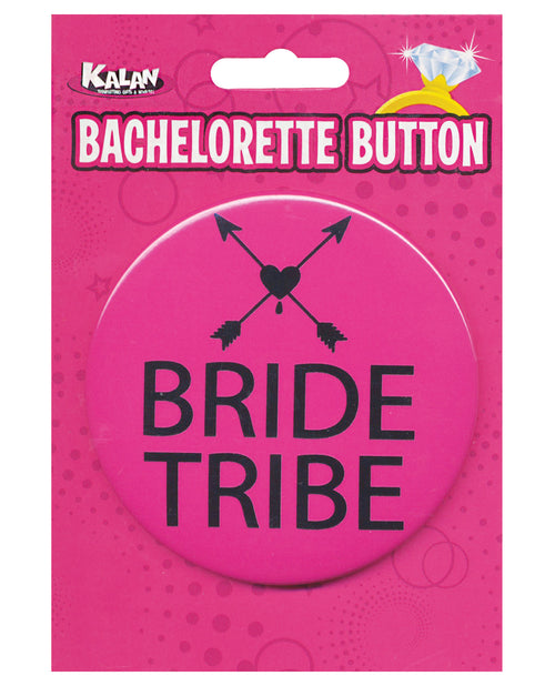 The Soft Hum Bachelorette Button - Bride Tribe Pink/Black
