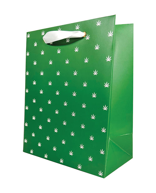 The Soft Hum Polka Pot Gift Bag - Green/White