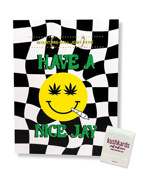 The Soft Hum Have A Nice Jay Greeting Card w/Matchbook
