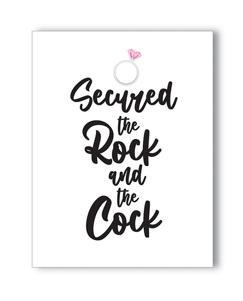 The Soft Hum Rock Cock Bachelorette Greeting Card
