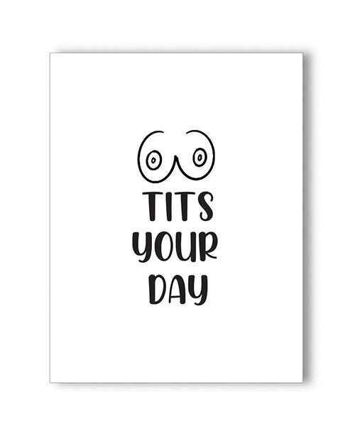 The Soft Hum Tits Your Day Naughty Greeting Card