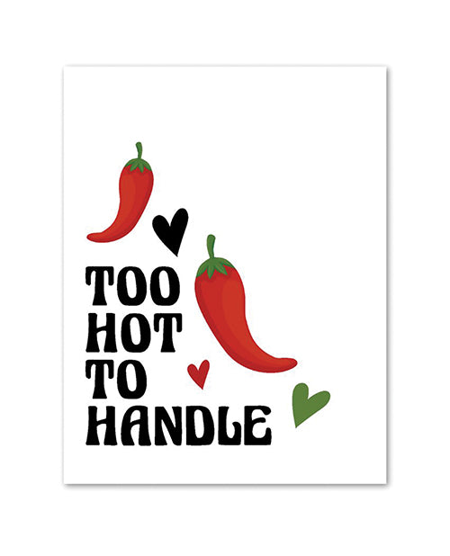 The Soft Hum Too Hot To Handle Greeting Card