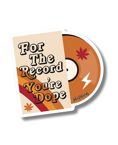 The Soft Hum For the Record Sticker - Pack of 3