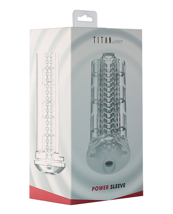 The Soft Hum Kiiroo Power Sleeve for Titan - Clear