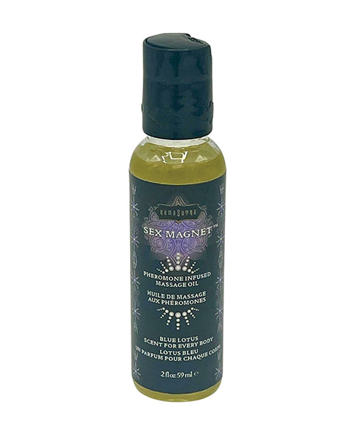The Soft Hum Kama Sutra Sex Magnet Massage Oil - Blue Lotus