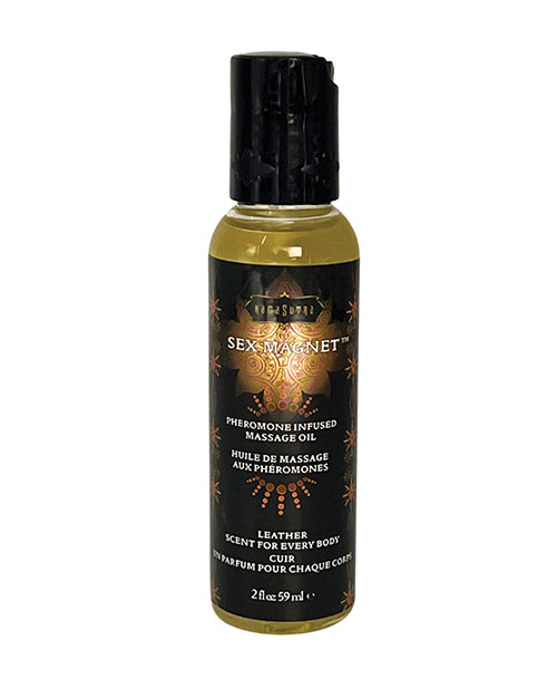 The Soft Hum Kama Sutra Sex Magnet Pheromone Massage Oil - Leather