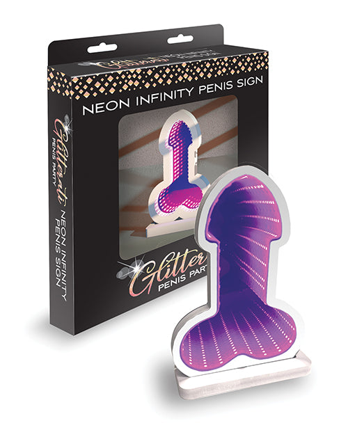 The Soft Hum Glitterati Infinity Penis LED Light