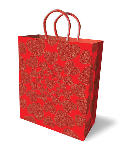 The Soft Hum Glitter Hearts Gift Bag