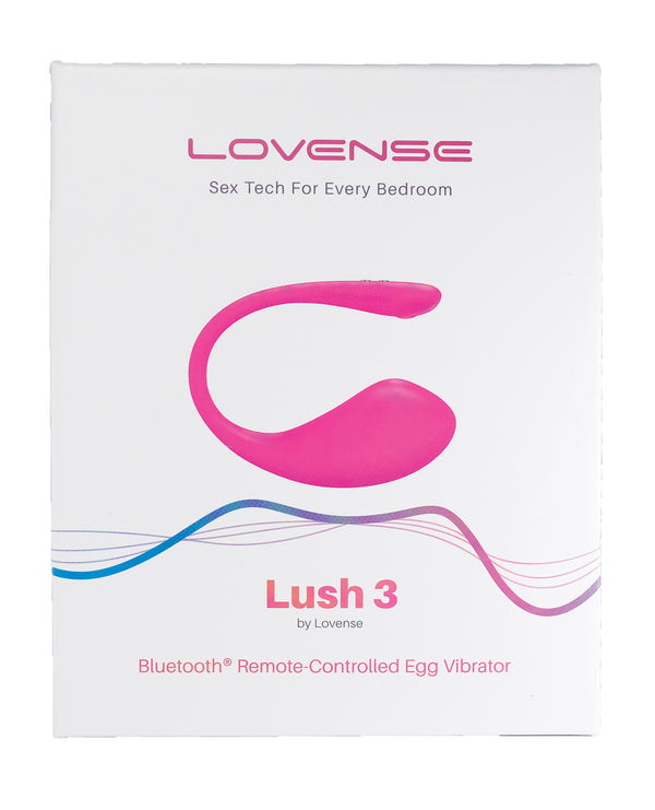 The Soft Hum Lovense Lush 3.0 Sound Activated Camming Vibrator - Pink