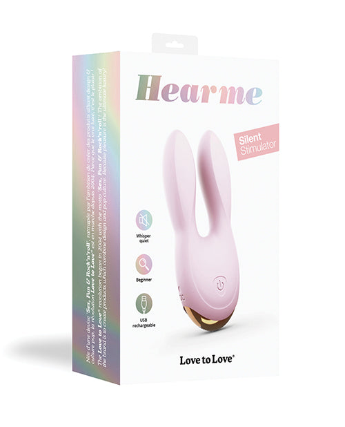 The Soft Hum Love to Love Hear Me Flexible Ear Stim - Baby Pink