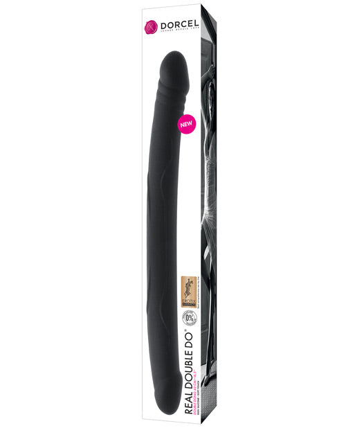 The Soft Hum Dorcel Real Double Do 16.5" Dong - Black