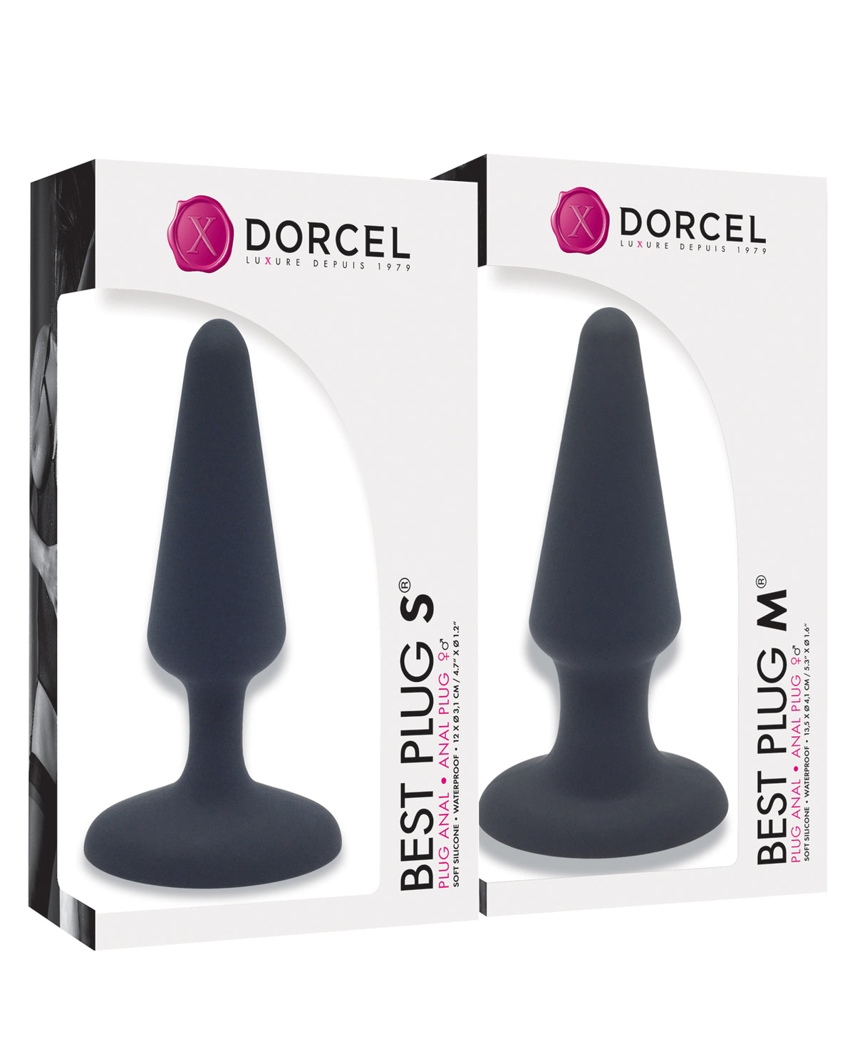 The Soft Hum Dorcel Best Plug Starter Kit S/M - Black