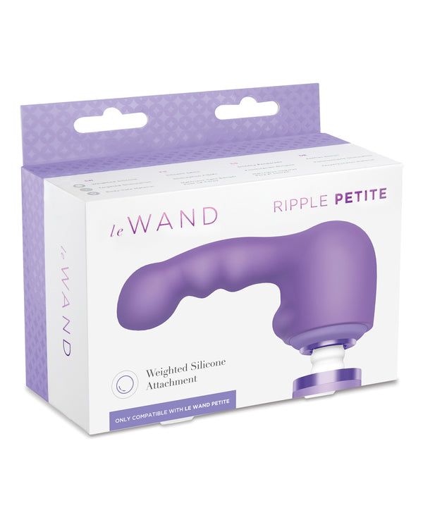 The Soft Hum Le Wand Ripple Petite Weighted Silicone Attachment