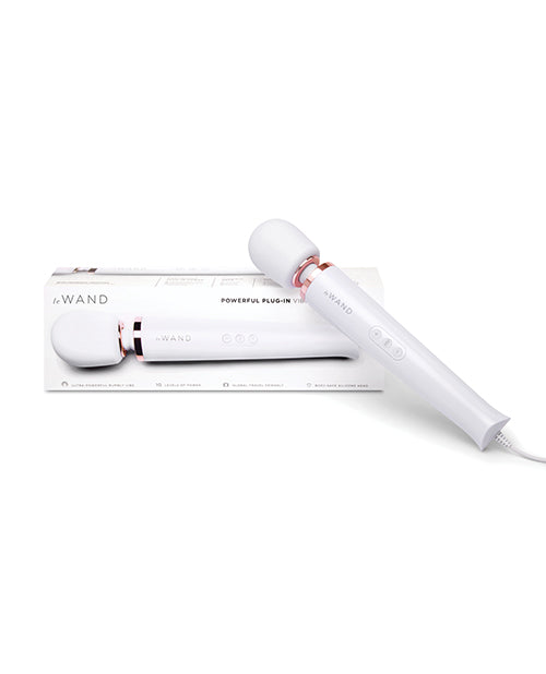 The Soft Hum Le Wand Powerful Plug-In Vibrating Massager - White