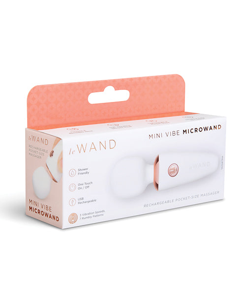 The Soft Hum Le Wand Mini Micro Wand - White