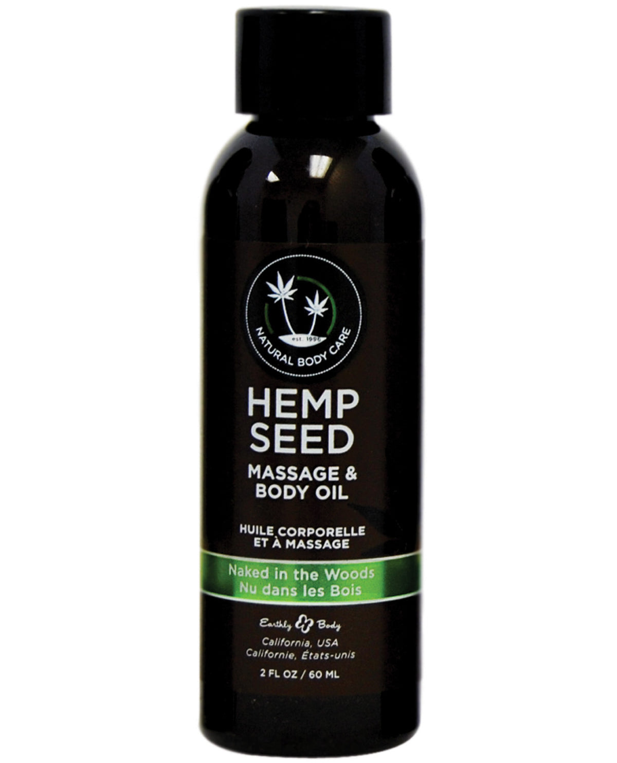 Earthly Body Massage &amp; Body Oil - 2 oz Naked in the Woods