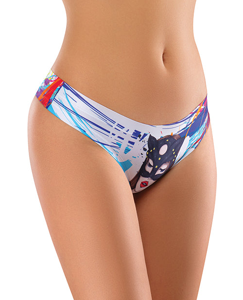 The Soft Hum Mememe Cabal Freya Printed Thong MD