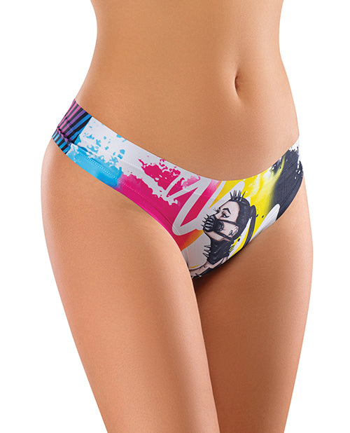 The Soft Hum Mememe Cabal Margot Printed Thong LG