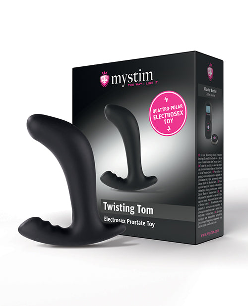 The Soft Hum Mystim Twisting Tom - with e-stim - Black