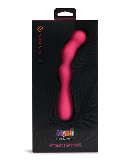 The Soft Hum Nu Sensuelle Siren Nubii G-Spot Vibe w/Hinge - Pink
