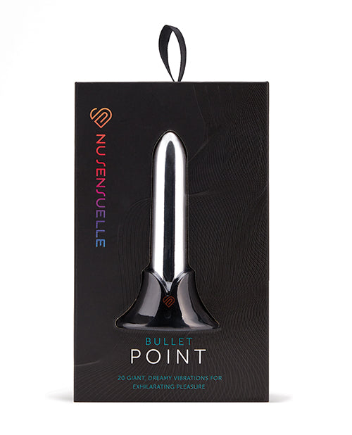 The Soft Hum Nu Sensuelle Point Rechargeable Bullet - Silver