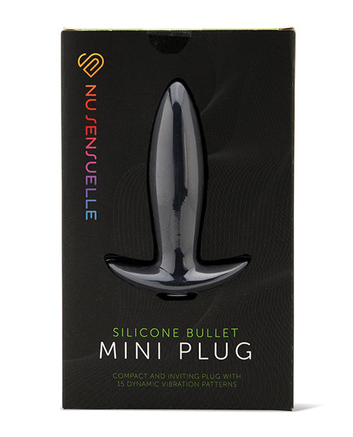 The Soft Hum Nu Sensuelle Mini Butt Plug - Black