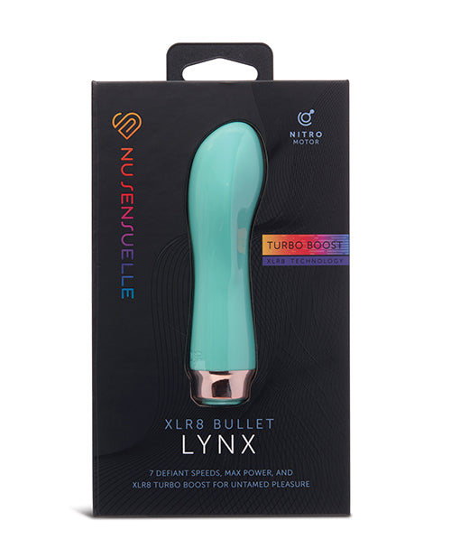 The Soft Hum Nu Sensuelle Lynx Bullet with Nitro Motor - Tiffany Blue