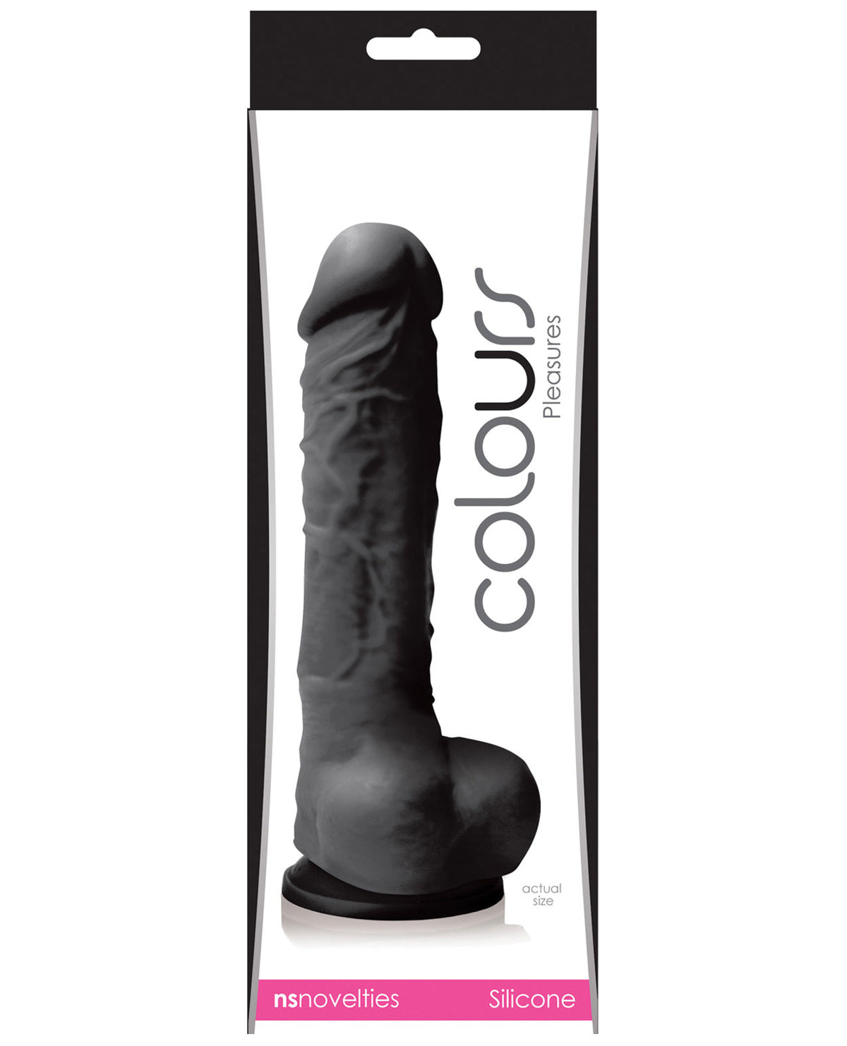 The Soft Hum Colours Pleasures 5" Dildo w/Suction Cup - Black