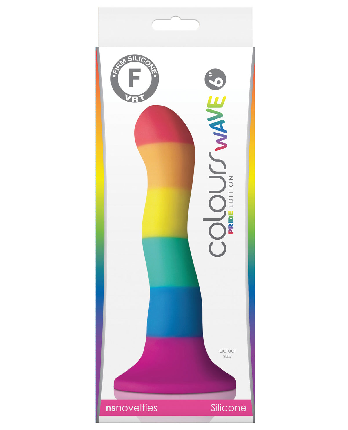 The Soft Hum Colours Pride Edition 6" Wave Dildo