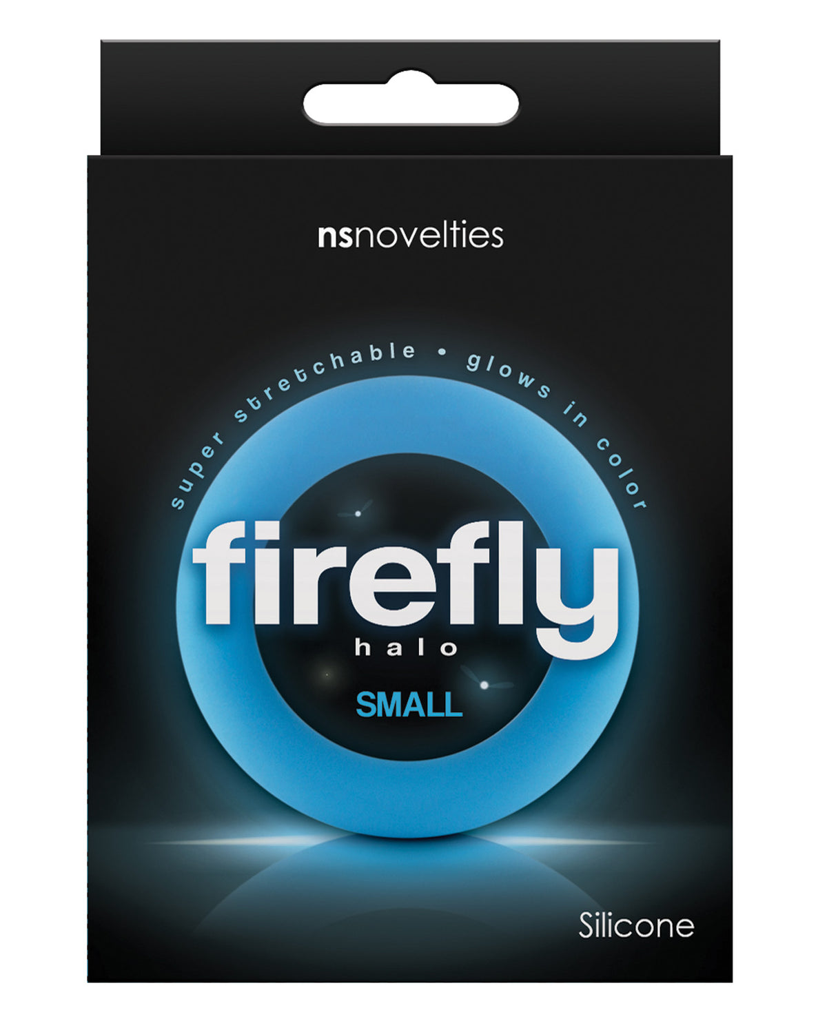 The Soft Hum Firefly Halo Small Cockring - Blue