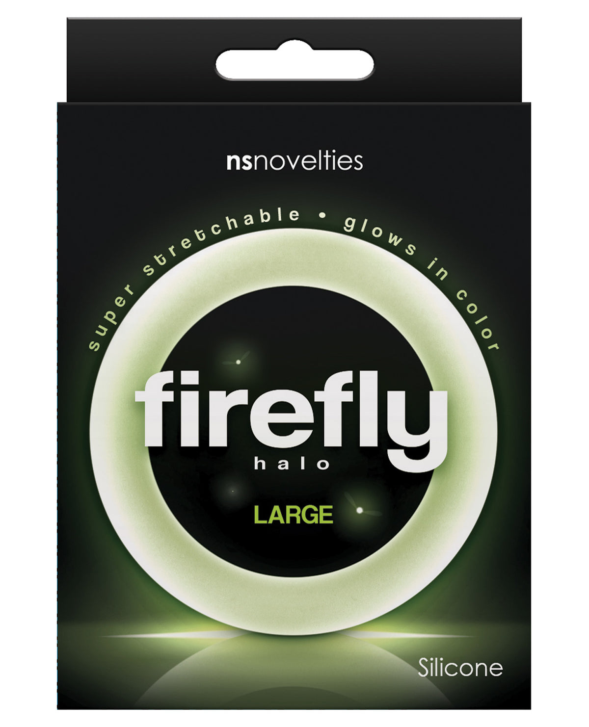 The Soft Hum Firefly Halo Large Cockring - Clear