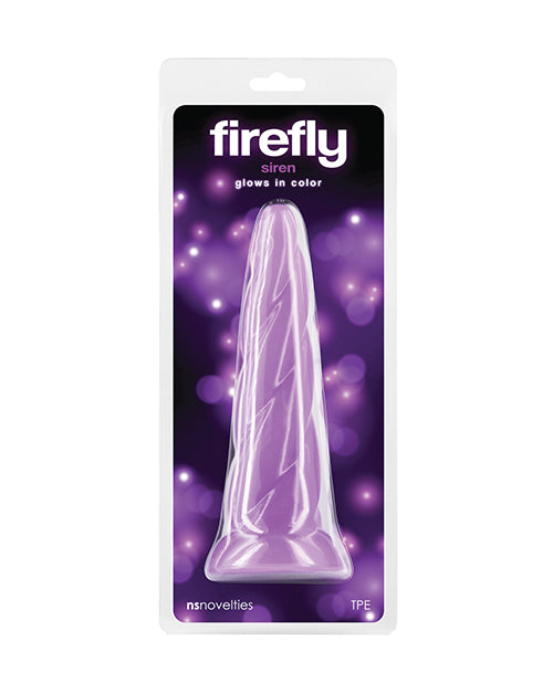 The Soft Hum Firefly Siren Glow in the Dark Dildo - Purple