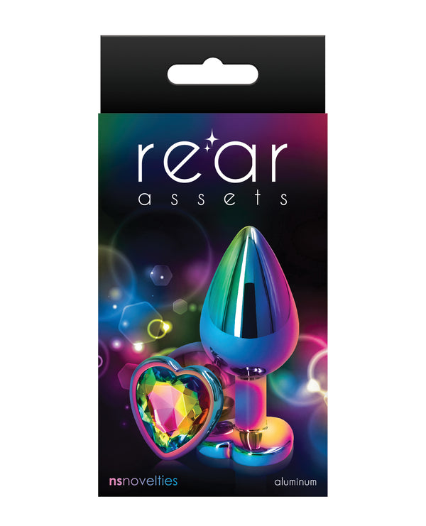 The Soft Hum Rear Assets Multicolor Heart Medium - Rainbow