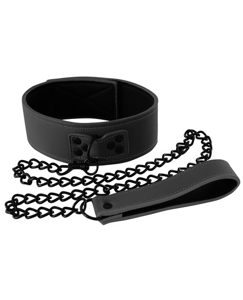 The Soft Hum Renegade Bondage Collar - Black