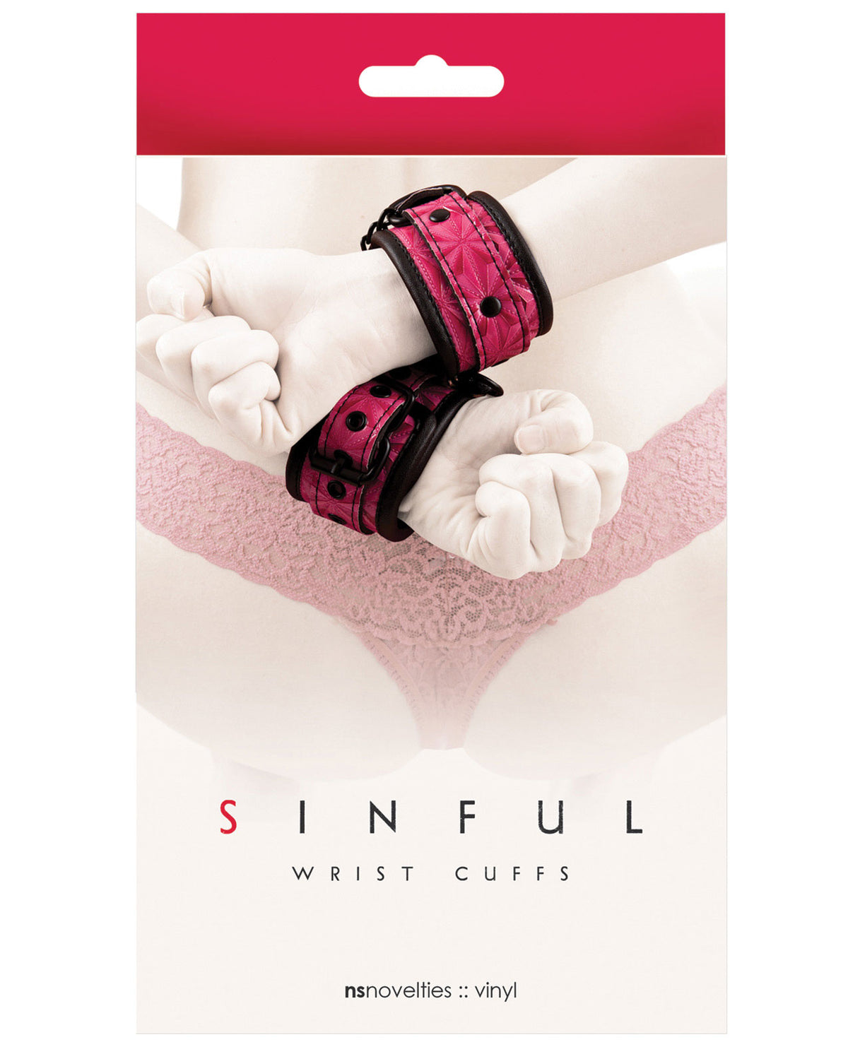 The Soft Hum Sinful Wrist Cuffs - Pink