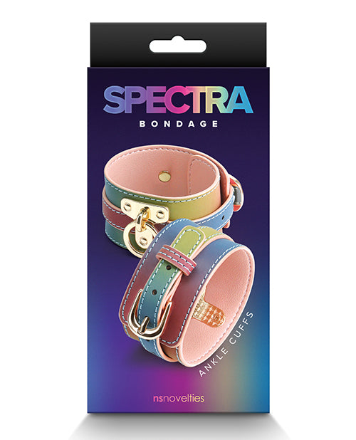 The Soft Hum Spectra Bondage Ankle Cuff - Rainbow