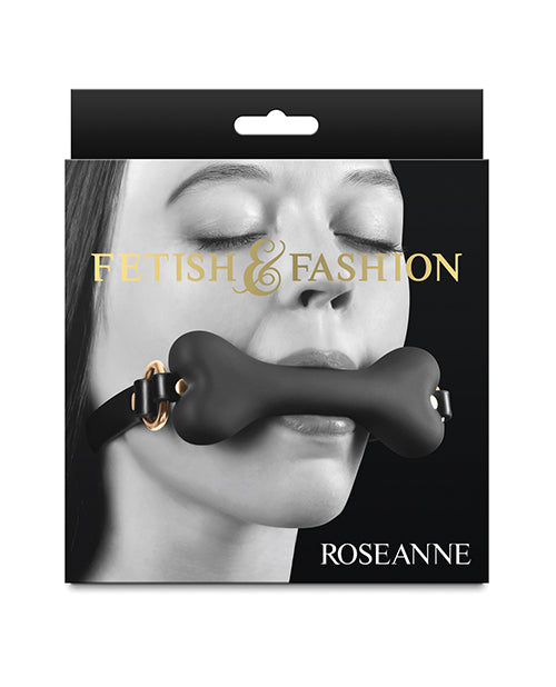 The Soft Hum Fetish &amp; Fashion Roseanne Ball Gag - Black
