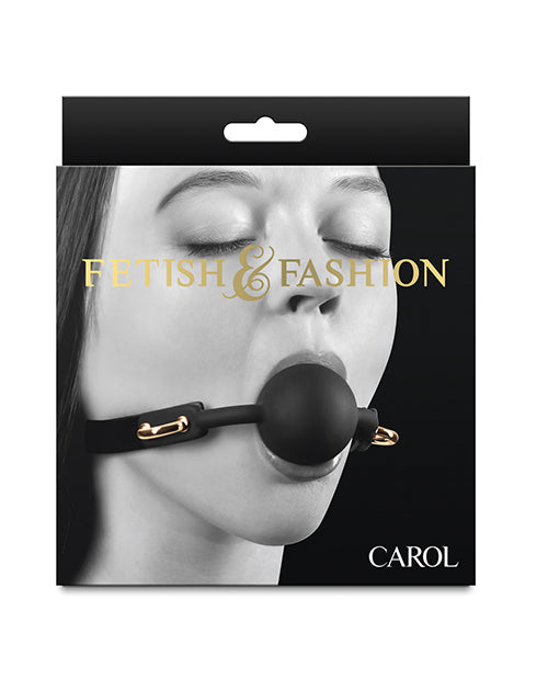 The Soft Hum Fetish &amp; Fashion Carol Ball Gag - Black