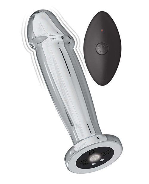 Ass-sation Remote Vibrating Metal Anal Ecstasy - Silver (2)