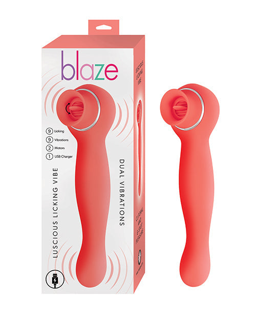 The Soft Hum Blaze Luscious Licker Vibe - Coral