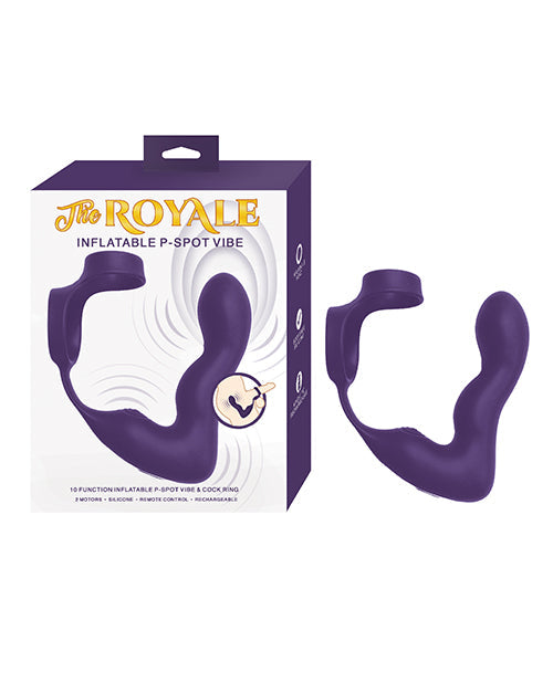 The Soft Hum The Royale Inflatable P-Spot Vibe - Purple