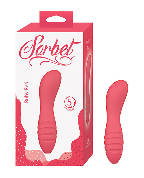The Soft Hum Nasstoys Sorbet Ruby Red - Red