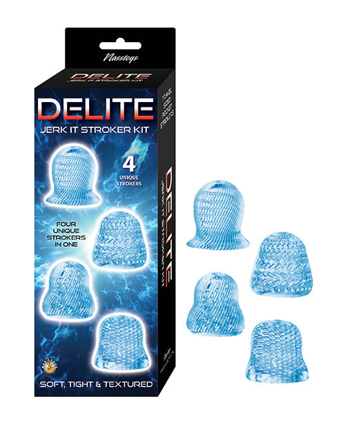 The Soft Hum Delite Jerk It Stroker Kit - Blue