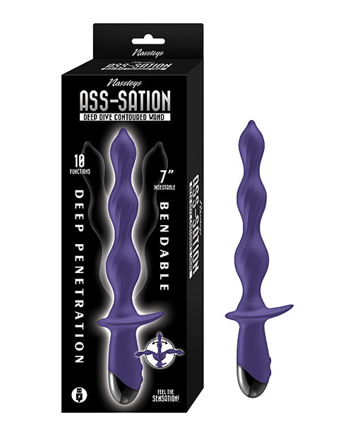 The Soft Hum Ass-Station Deep Dive Contoured Wand - Purple - Image 2