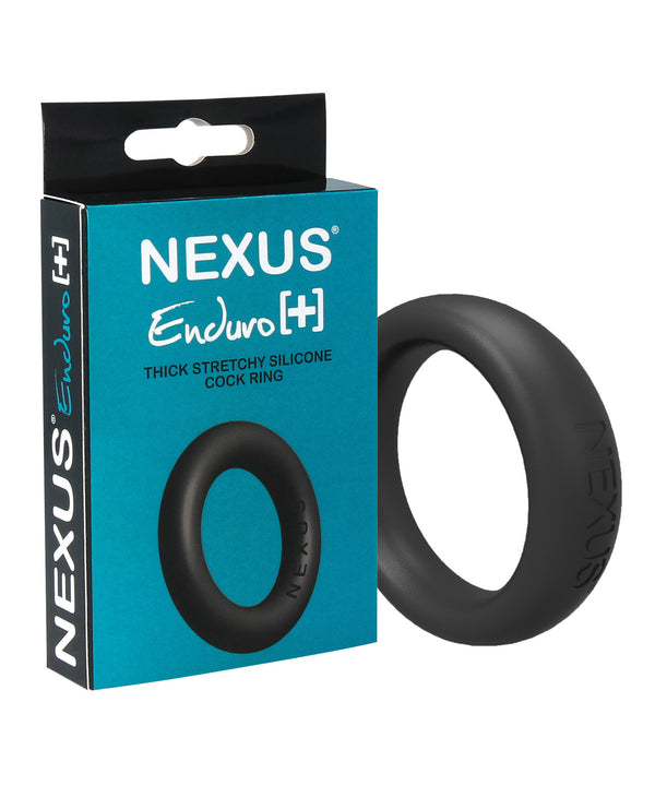 The Soft Hum Nexus Enduro Plus Silicone Cock Ring - Black